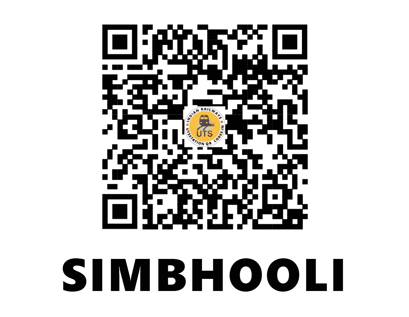 UTS QR Code for SIMBHOOLI - SMBL (NR - UTTAR PRADESH)